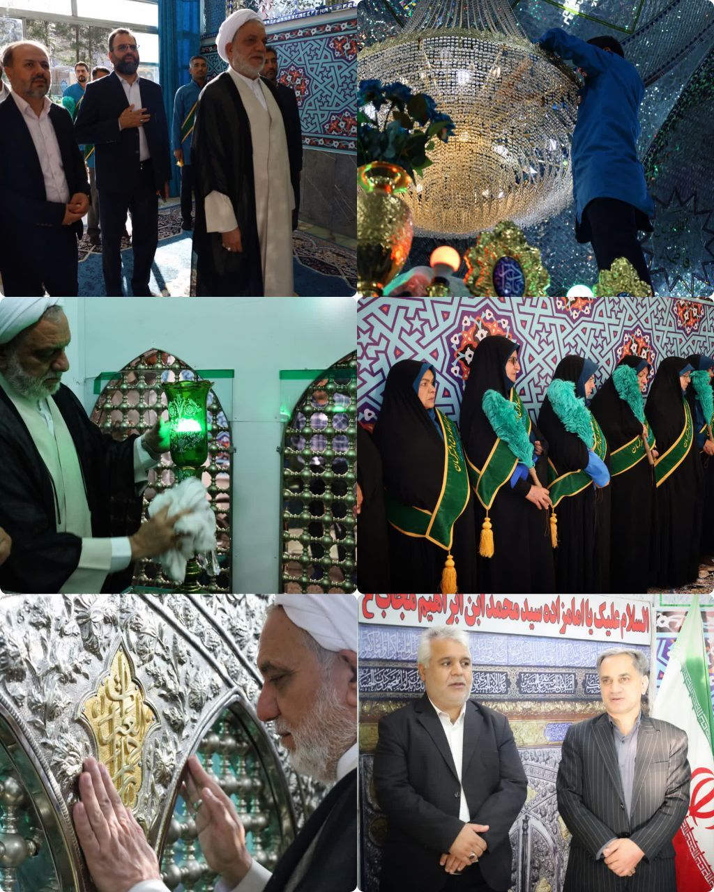 آستان مقدس امامزاده محمد(علیهالسلام) کرمان مهیای ماه عزاداری شد