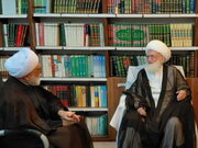 دیدار تولیت آستان قدس رضوی با آیت‌الله نوری‌همدانی
