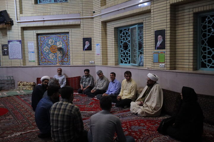 نشست شورای منظریه با محور توسعه و آبادانی در مسجد حضرت قاسم برگزار شد