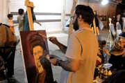 برگزاری رزمایش سراسری میدان هنر  با حضور اصحاب فرهنگ و هنر در کرمانشاه