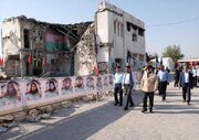 حضور مدیران صندوق اعتباری هنر در گلزار شهدای میناب و بازدید از مدرسه «شجره طیبه»