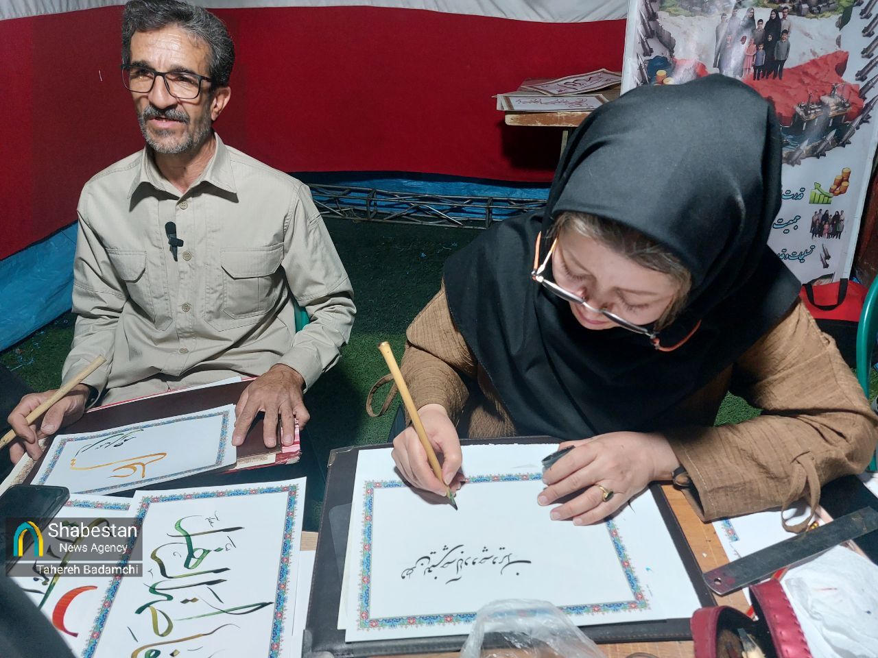 "میدان هنر" در پاسداشت یکصد شب حماسه ملی با حضور هنرمندان کرمانی اجرا شد