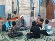 شبی در مسجدِ پسران تشکیلات امام زمانی راین