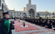 آیین «اذن عزا و تعویض پوش ضریح مطهر و پرچم گنبد منور رضوی» برگزار می‌شود