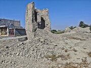 بخشی از قلعه تاریخی روستای کردر رضوی میناب فروریخت