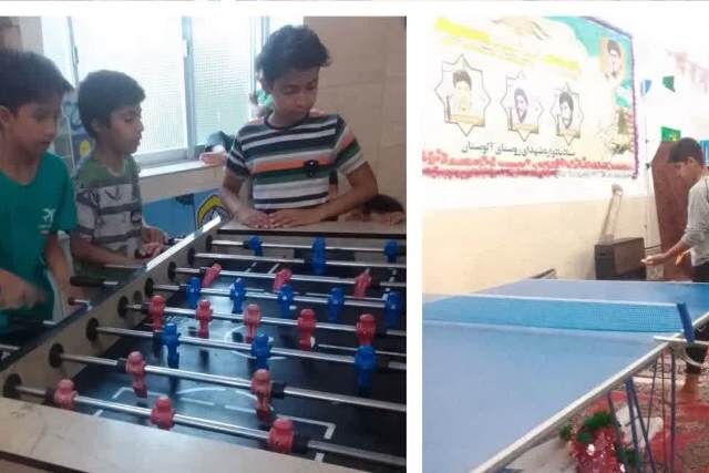 مسجد جامع آلوستان با همت نوجوانان برای عزای سیدالشهدا(ع) آماده شد