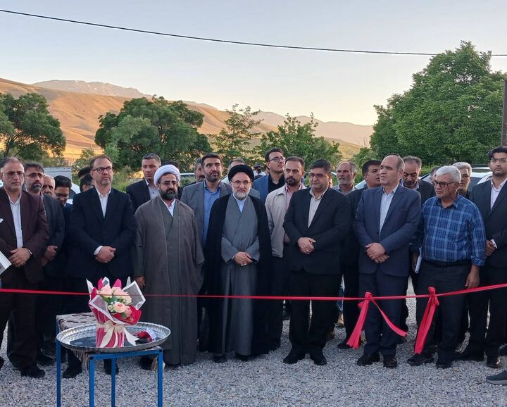 بزرگترین نیروگاه خورشیدی موقوفات کشور در امامزاده حمزه‌علی بلداجی افتتاح شد