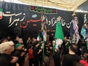 برگزاری آیین سنتی علم‌بندان در هیئت فاطمیه بیرجند