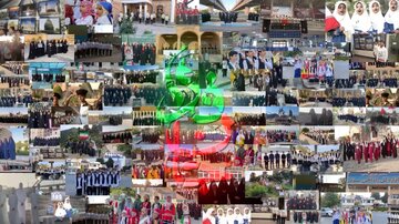 روایت تصویری از مانور مردمی «ایرانِ یکصدا» در سراسر کشور