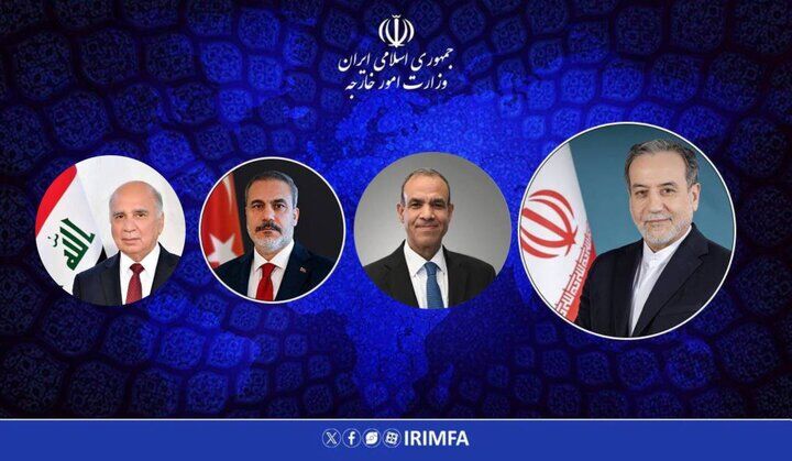 گفتگوی تلفنی عراقچی با وزیران خارجه ترکیه، عراق و مصر