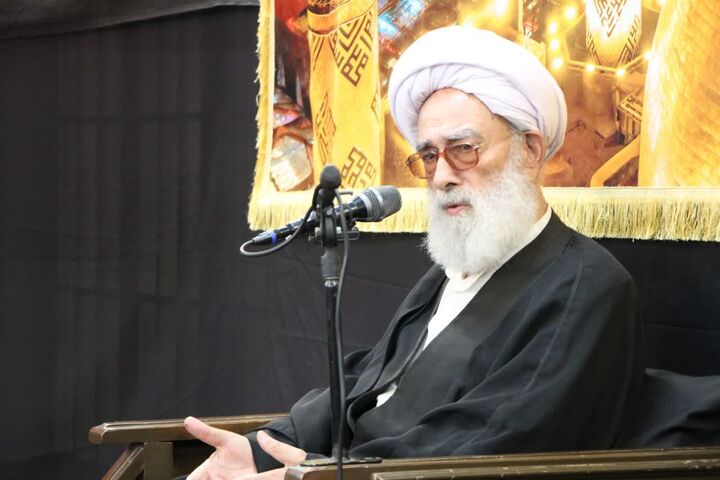 مراسم عزاداری شهادت امام حسین(ع) در حسینیه دفتر آیت‌الله فاضل لنکرانی برگزار شد