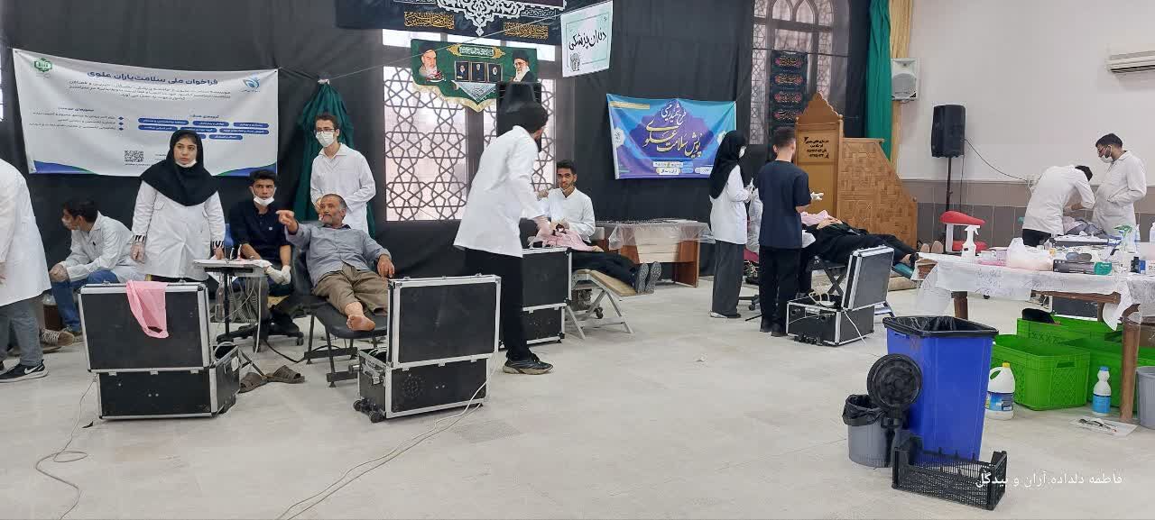 ششمین اردوی جهادی «سلامت علوی» در آران و بیدگل برگزار شد
