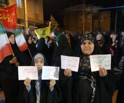 حماسه‌سرایی دختر مسجدی در جمع ولایتمداران تفرشی
