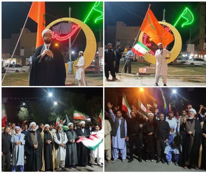 طنین وحدت شیعه و سنی در خاش؛ برگزاری باشکوه «ایستگاه ۱۰۸ اقتدار» در شب دوم محرم