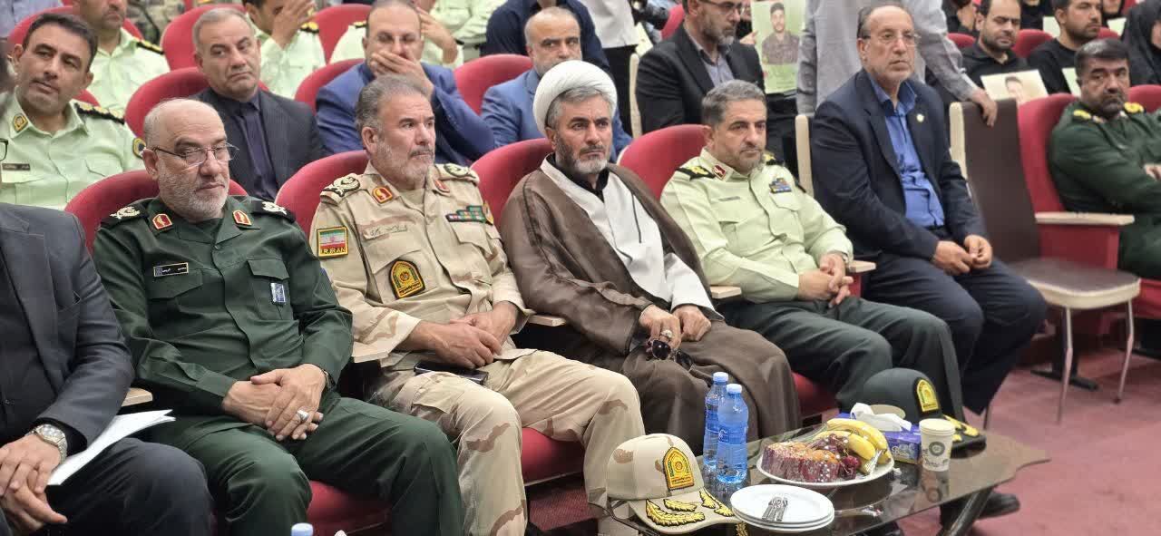 خدمت بی‌وقفه در سایه ایثار؛ پلیس کرمانشاه از شهدای اقتدار تجلیل کرد