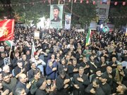 اجتماع عزاداران حسینی در خیابان انقلاب خرم‌آباد