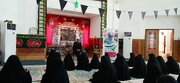 برگزاری مراسم ترویج فرهنگ حجاب و عفاف در حرم احمد بن اسحاق(ع)