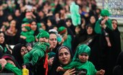 آیین شیرخوارگان حسینی در حرم رضوی