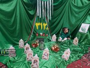 یار کوچک ۳۱۳ در قاب آتلیه شیرخوارگان؛ اهدای کارت واکسن معنوی به نسل منتظر