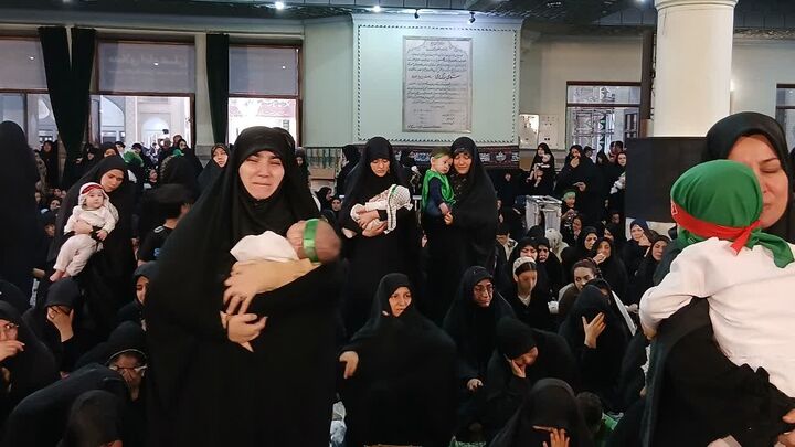 پاسخ مادرانه به ندای «هل من ناصر امام زمان(عج)»؛ شیرخواره‌هایی که نذر ظهور می‌شوند + تصاویر
