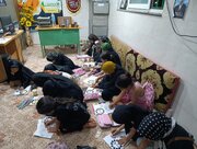 نوجوانان نکا در کلاس نقاشیِ عاشورایی
