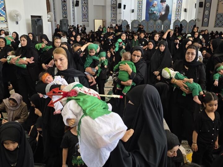 هم‌نوایی مادران و شیرخوارگان کرمانشاهی با نهضت عاشورا در اجتماع «نحن المنتقمون»