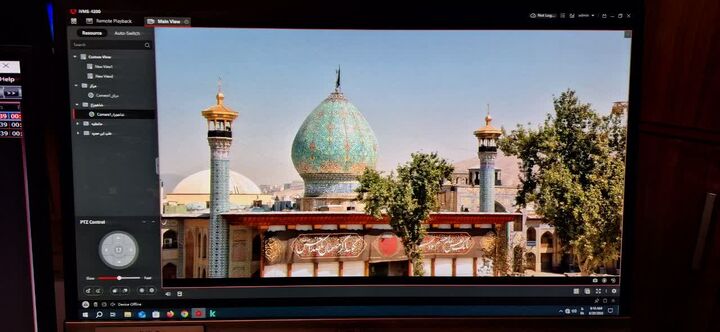 راه‌اندازی دوربین‌های ثابت پخش زنده در اماکن مذهبی شیراز