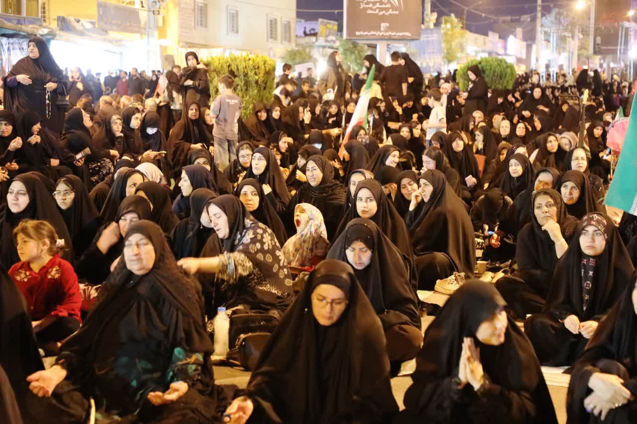 طنین «لبیک یا حسین(ع)» و «لبیک یا خامنه‌ای» در کهگیلویه و بویراحمد