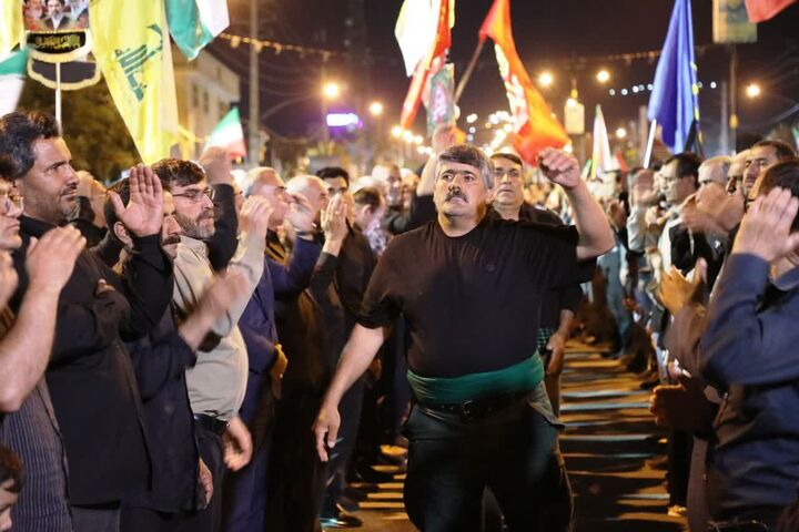طنین «لبیک یا حسین(ع)» و «لبیک یا خامنه‌ای» در کهگیلویه و بویراحمد