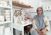 هنرمندی که هنرهای مختلف را در قالب سرامیک ماندگار کرد