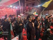 عزاداری هیئت‌های مذهبی کرمان در جمع حماسه‌سازان خیایان