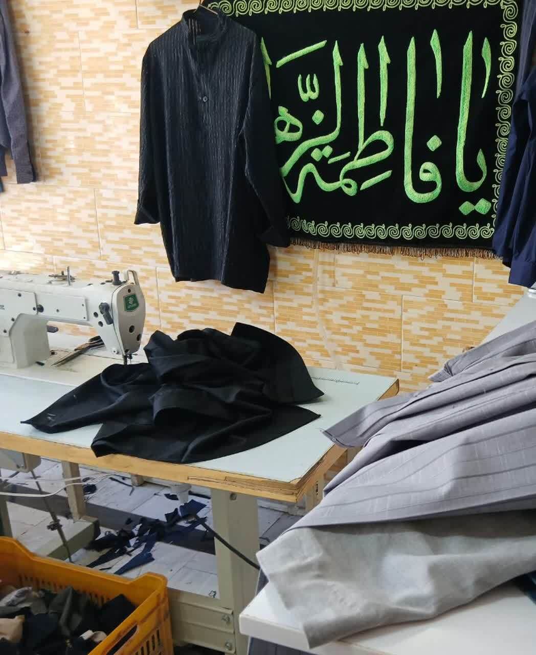 نذرِ چرخ و سوزن برای خدمت به عزاداران حسینی در آران و بیدگل