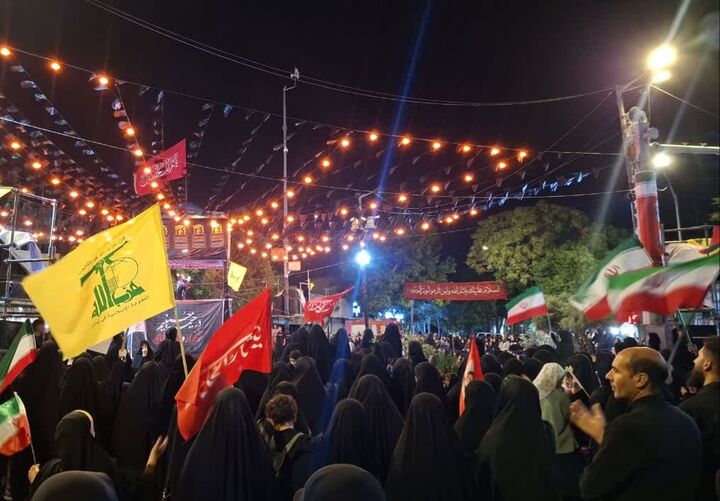 اجتماع هیئت جوانان حضرت علی‌اکبر (ع) همراه با مردم شهرستان بجنورد