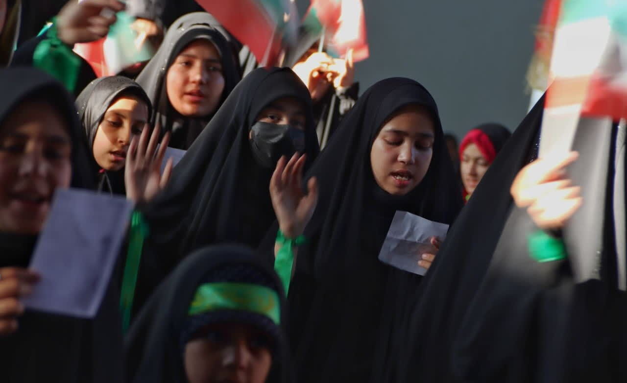 «من دختر حسینم»؛ پیمان عاشورایی دختران زنجانی با مکتب اهل‌بیت(ع)