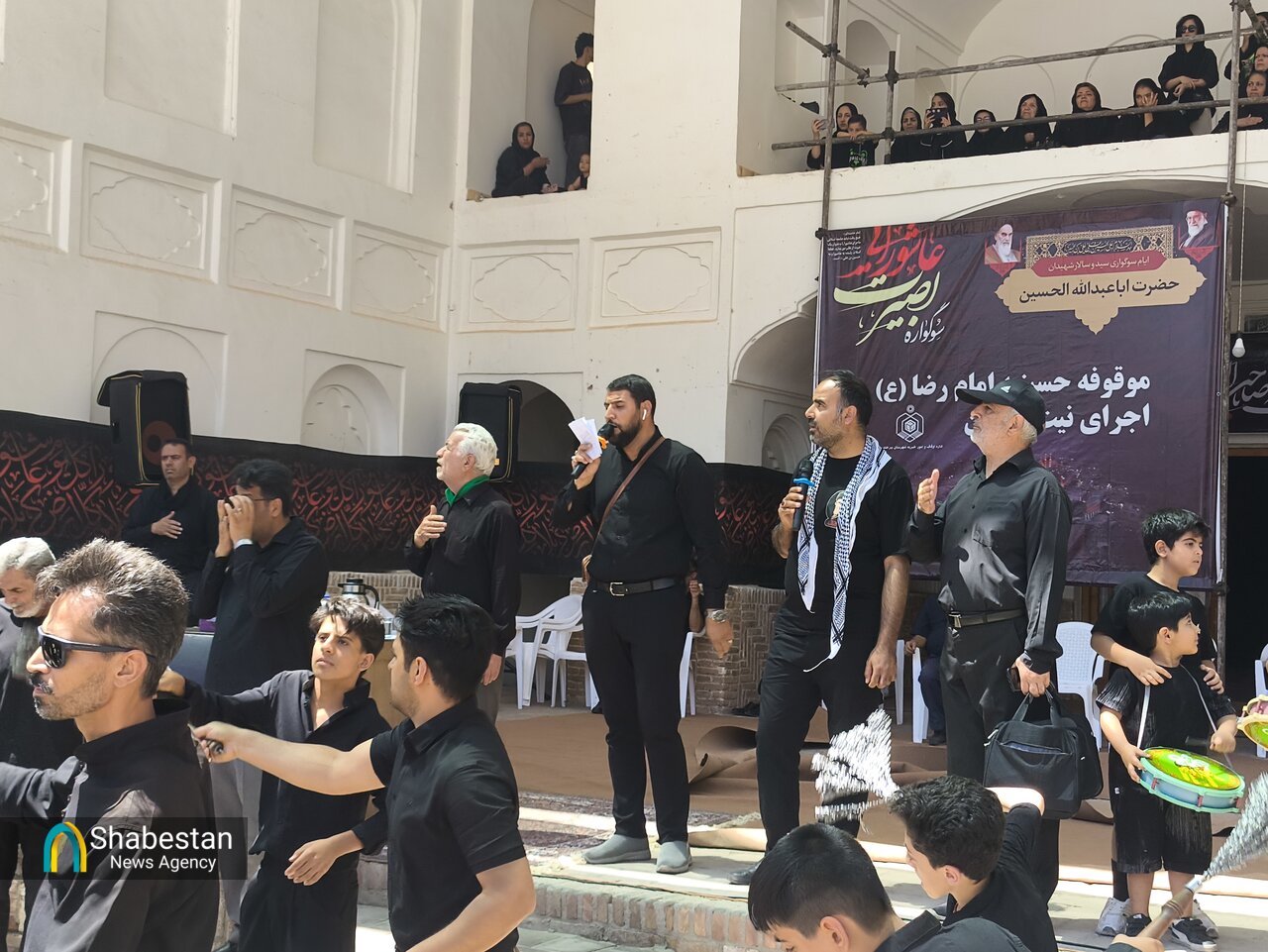 قلب تپنده عزاداری بیرجند؛ اجتماع بزرگ هیئت‌ها در حسینیه امام رضا(ع)