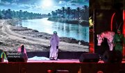 کرمان در شب تاسوعا با «ماه در آب» به یاد علمدار کربلا سوگوار شد
