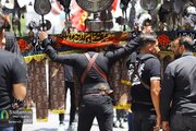 دسته‌روی عزاداران حسینی در مشهدالرضا(ع)