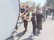 عزاداری مردم بیرجند در روز تاسوعای حسینی