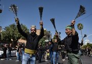 قشقایی‌ها در مسیر عاشقی؛ تجمیع هیئات مذهبی از میدان شهدا تا حرم شاهچراغ(ع)