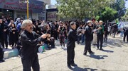 موج حضور عاشقان حسینی در تاسوعا؛ خیابان‌های کرمانشاه صحنه همدلی و سوگواری شد