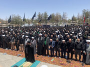 از سوگواری تا بندگی/ برپایی نماز ظهر عاشورا در قلب عزاداری‌های بیرجند