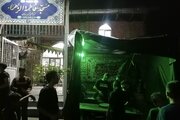 جوانان کانون الزهراء خادمان عزاداران حسینی در شب عاشورا