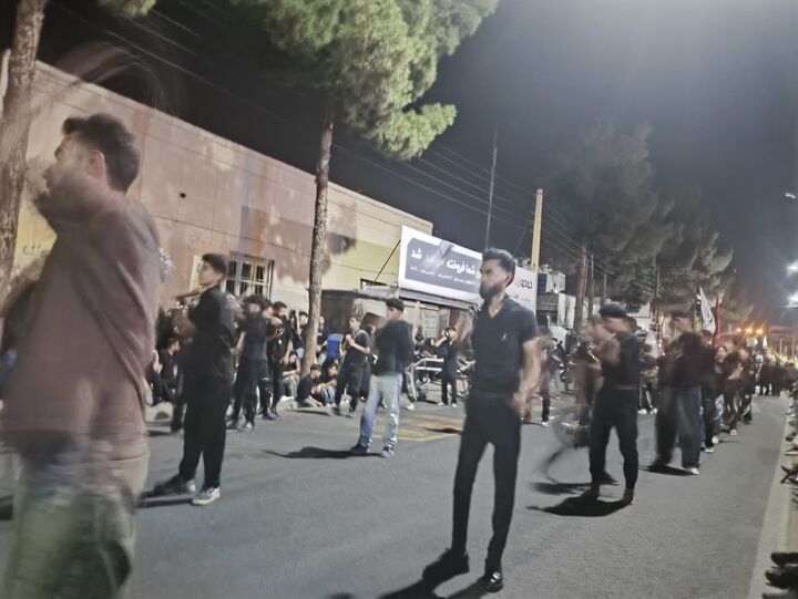 عزاداری هیئت‌های مذهبی بیرجند در شب عاشورا