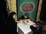قاب‌های عاشورایی از نگاه کودکان؛ محرم در مسجد با رنگ و خلاقیت
