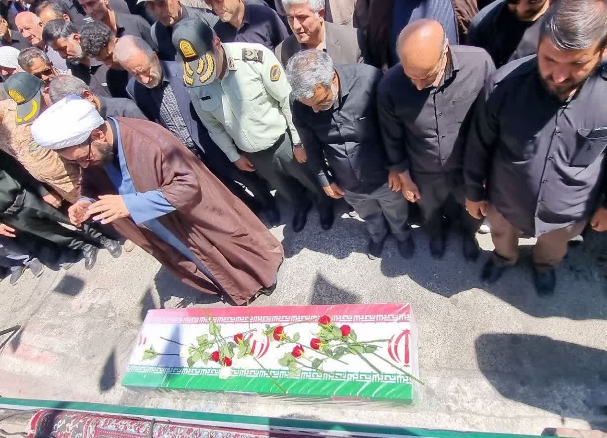 قروه در سوگ شهید امنیت؛ بدرقه باشکوه محمدحسن بیگی با تجدید میثاق مردم با آرمان‌های شهدا