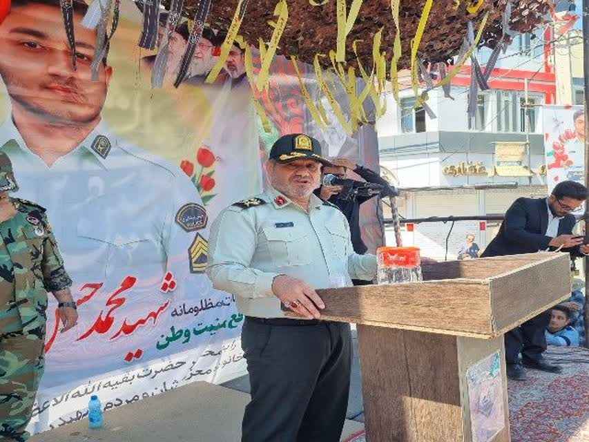 قروه در سوگ شهید امنیت؛ بدرقه باشکوه محمدحسن بیگی با تجدید میثاق مردم با آرمان‌های شهدا