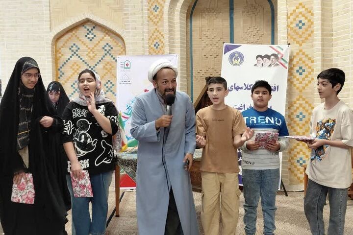 آغاز تابستانی پرنشاط با کلاس‌های اوقات فراغت کانون مسجد جامع گلشن 