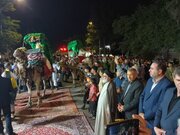 ورود کاروان نمادین امام رضا(ع) پس از ۱۲۴۷ سال به نیشابور 
