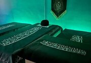 اولین تصاویر از آماده سازی خودرو حامل پیکر مطهر امام شهید