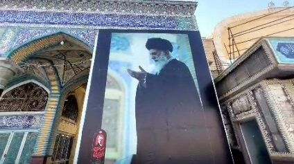 فضاسازی صحن و سرای مسجد مقدس جمکران در آستانه بدرقه آقای شهید ایران